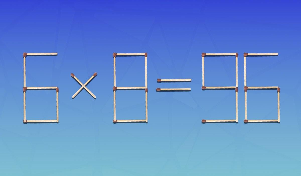 Snelle IQ-test: je moet twee overeenkomsten verwijderen om gelijkheid correct te maken