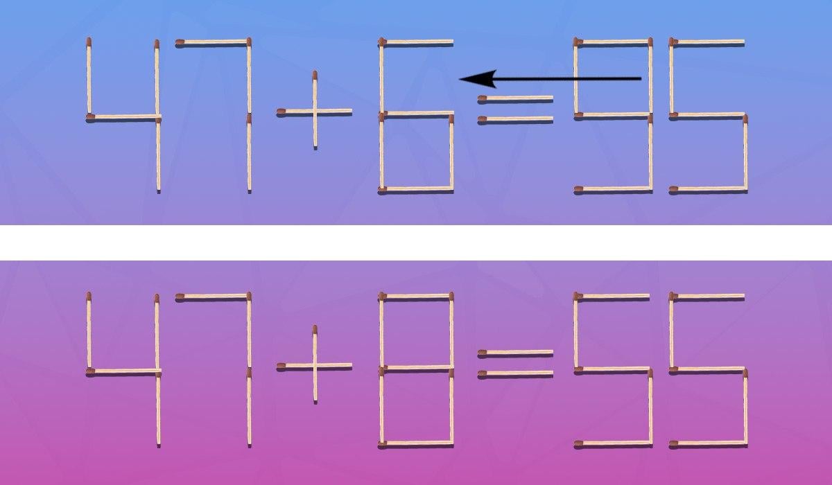 Welke lucifer moet worden herschikt om de vergelijking kloppend te maken: een puzzel voor genieën
