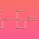 Je hoeft maar één lucifer te verplaatsen om de gelijkheid